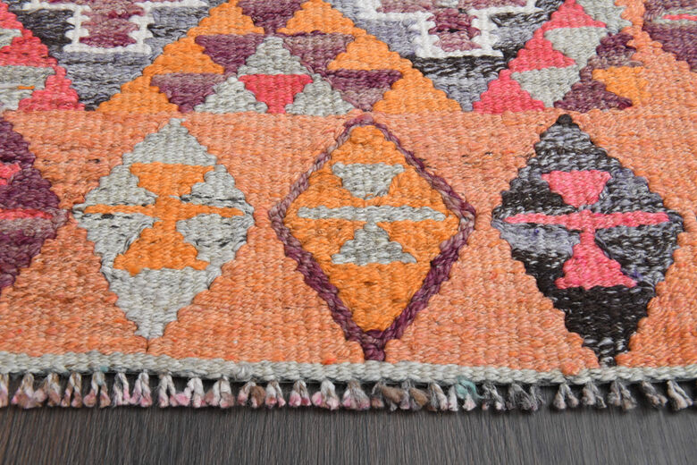 Woven Kilim Turkish Runner Rug