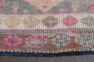 Peach & Red - Turkish Runner Rug - Thumbnail