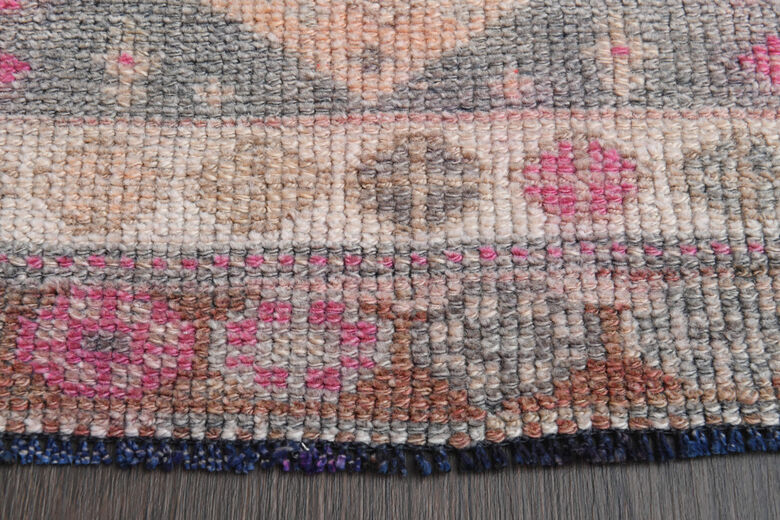 Peach & Red - Turkish Runner Rug