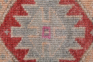 Peach & Red - Turkish Runner Rug - Thumbnail