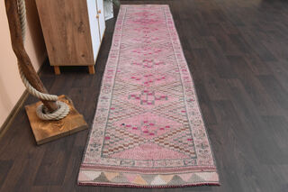 Handwoven Turkish Runner Rug - Thumbnail