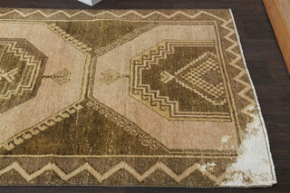 Antique Turkish Runner Hallway Rug - Thumbnail