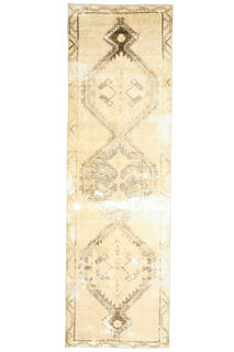 Antique Neutral Hallway Runner - Thumbnail