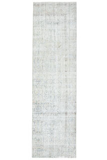 3'x9' Vintage Turkish Runner Rug - Thumbnail