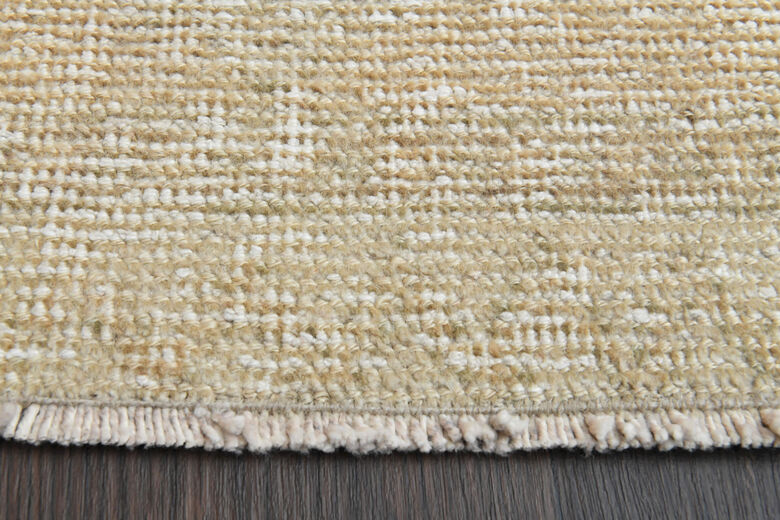 Sand Color Antique Turkish Runner Rug