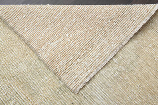 Sand Color Antique Turkish Runner Rug - Thumbnail