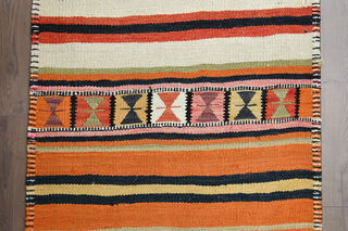 3'x10' Turkish Kilim Runner Rug - Thumbnail