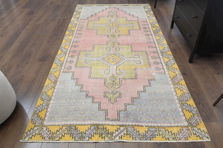 Muted Colors - Turkish Vintage Rug