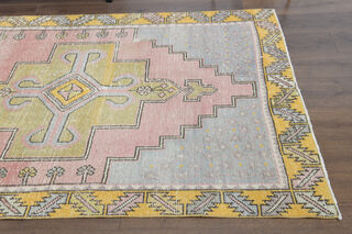 Muted Colors - Turkish Vintage Rug - Thumbnail