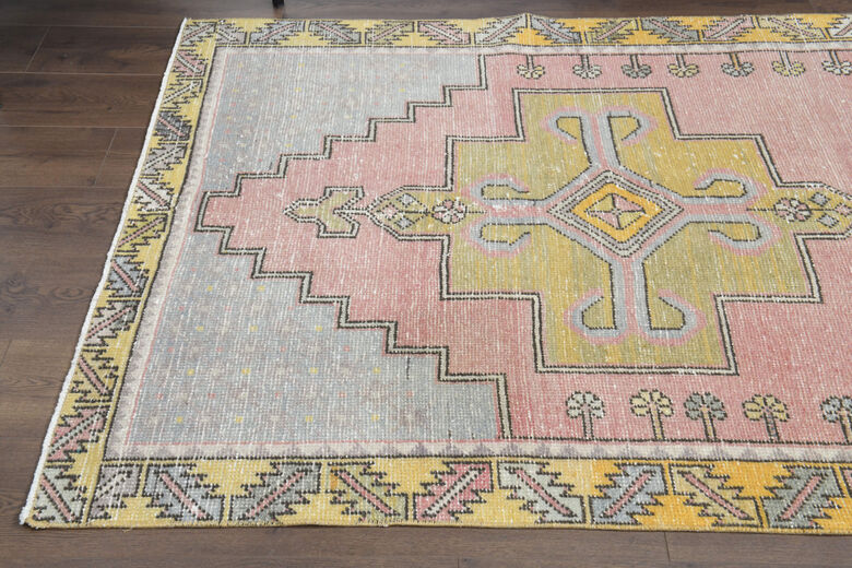 Muted Colors - Turkish Vintage Rug