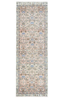 Persian Tabriz Hallway Runner Carpet - Thumbnail