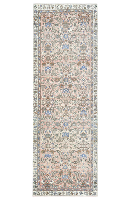 Persian Tabriz Hallway Runner Carpet