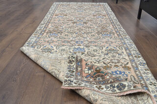 Persian Tabriz Hallway Runner Carpet - Thumbnail