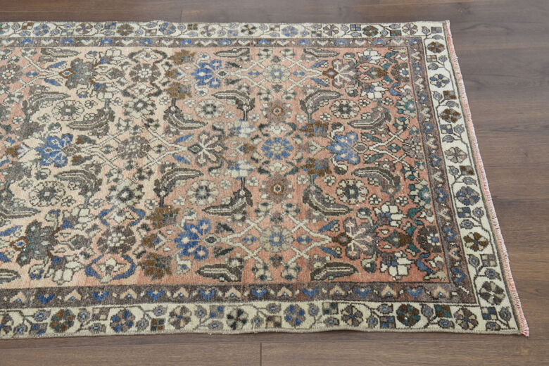 Persian Tabriz Hallway Runner Carpet