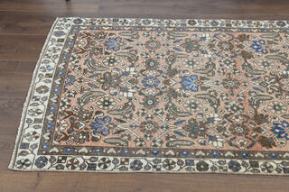 Persian Tabriz Hallway Runner Carpet - Thumbnail