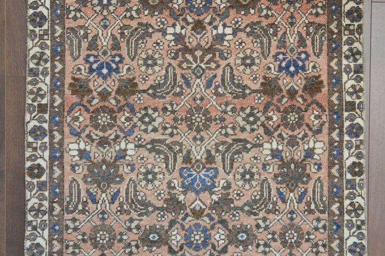 Persian Tabriz Hallway Runner Carpet