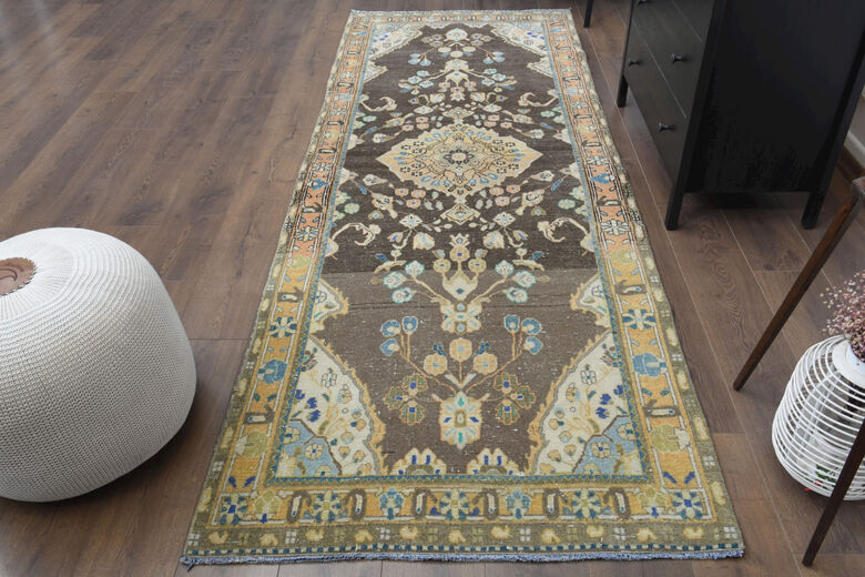 Oriental Design Vintage Persian Runner