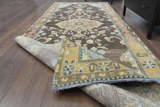 Oriental Design Vintage Persian Runner - Thumbnail