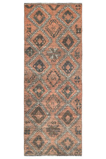 Turkish Oushak Runner Rug - Thumbnail