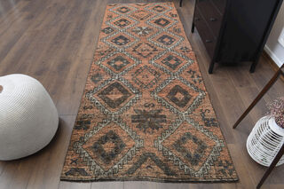 Turkish Oushak Runner Rug - Thumbnail