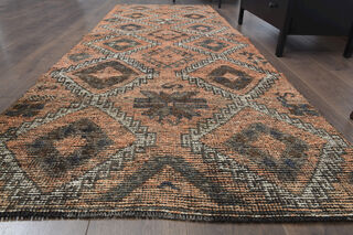 Turkish Oushak Runner Rug - Thumbnail