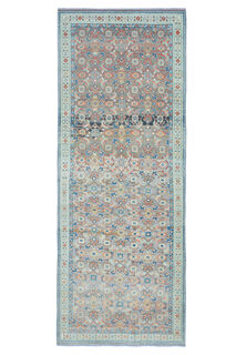 Persian Ethnic Vintage Runner Rug - Thumbnail