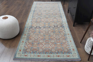 Persian Ethnic Vintage Runner Rug - Thumbnail