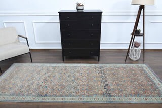 Persian Ethnic Vintage Runner Rug - Thumbnail