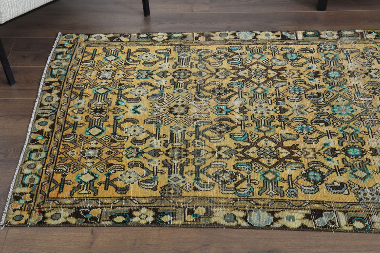 Persian Floral Vintage Runner Rug