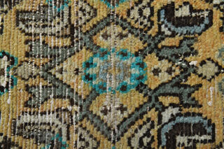Persian Floral Vintage Runner Rug - Thumbnail