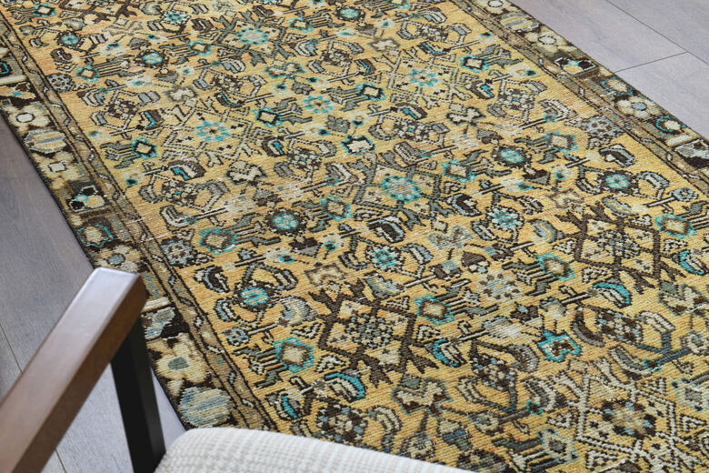 Persian Floral Vintage Runner Rug