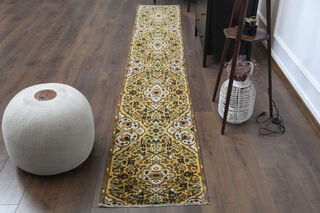 East Motifs- Vintage Turkish Runner Rug - Thumbnail