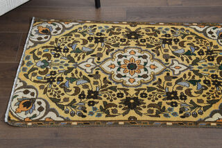 East Motifs- Vintage Turkish Runner Rug - Thumbnail