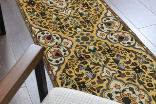 East Motifs- Vintage Turkish Runner Rug - Thumbnail