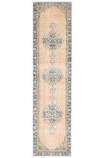 Medallion Runner - Vintage Hallway Rug - Thumbnail