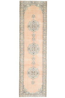 Medallion Runner - Vintage Hallway Rug - Thumbnail