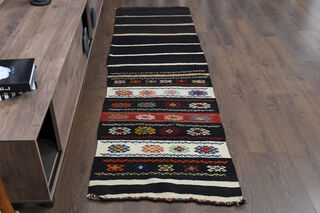 Turkish Kilim Runner Rug - Thumbnail