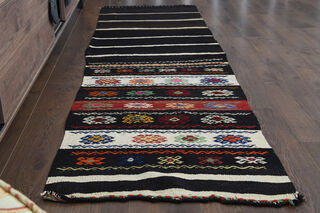 Turkish Kilim Runner Rug - Thumbnail