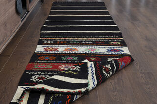 Turkish Kilim Runner Rug - Thumbnail