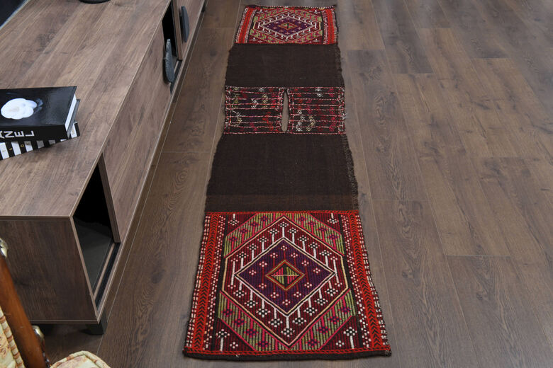 Vintage Turkish Kilim Runner Rug