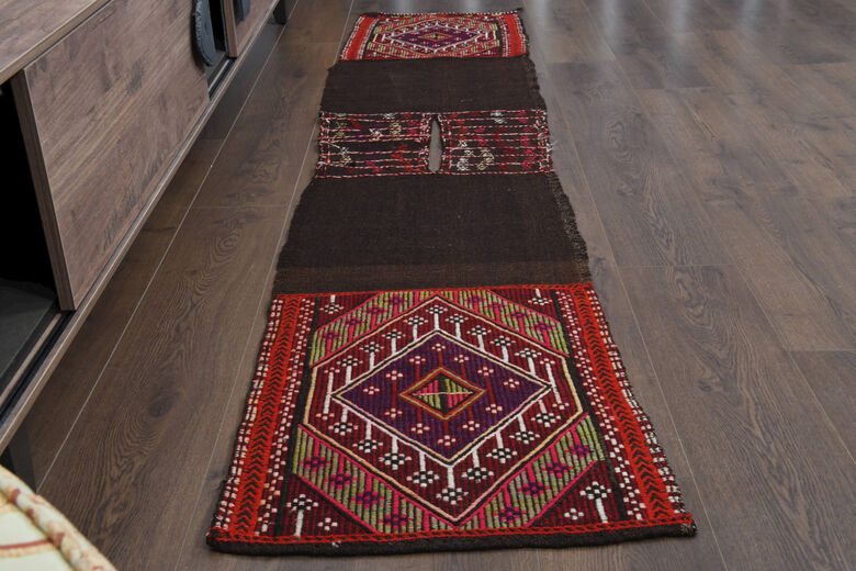 Vintage Turkish Kilim Runner Rug