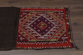 Vintage Turkish Kilim Runner Rug - Thumbnail