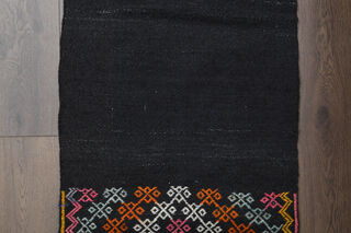 Vintage Turkish Kilim Runner Rug - Thumbnail