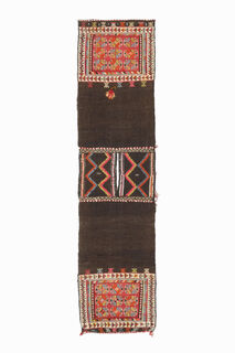 Traditional Turkish Kilim Runner Rug - Thumbnail