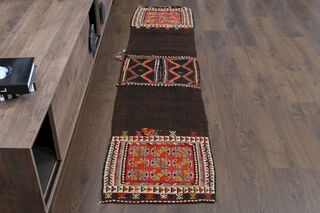 Traditional Turkish Kilim Runner Rug - Thumbnail