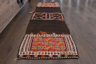 Traditional Turkish Kilim Runner Rug - Thumbnail