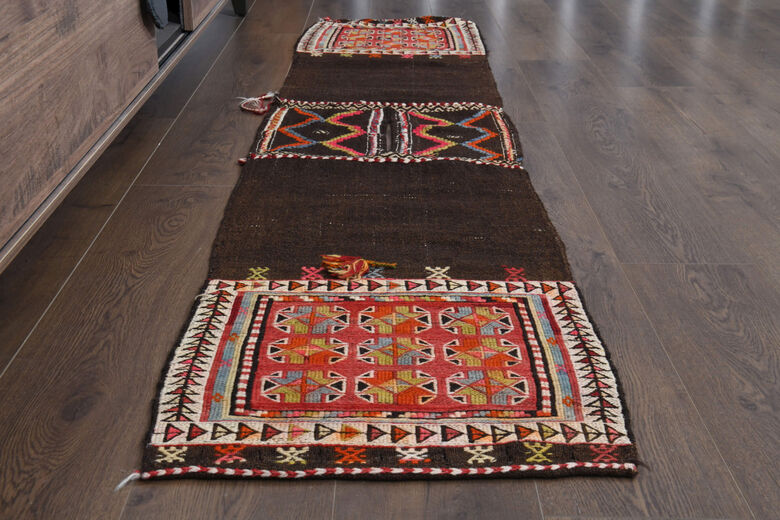 Traditional Turkish Kilim Runner Rug