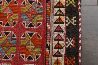 Traditional Turkish Kilim Runner Rug - Thumbnail