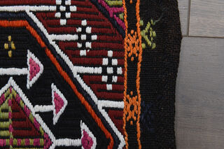 1980s - Vintage Turkish Kilim Runner Rug - Thumbnail