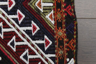 Vintage Turkish Kilim Runner Rug - Thumbnail